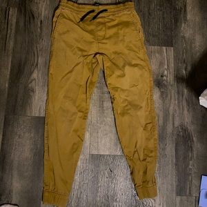 hollister khaki joggers